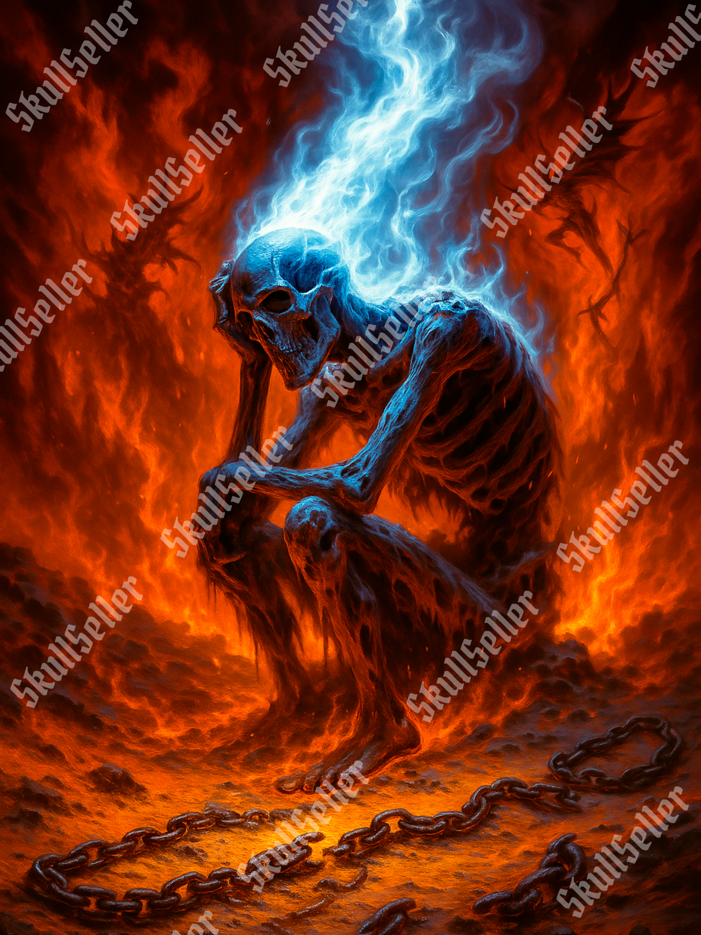 Affiche Métallique | Solitude Infernale
