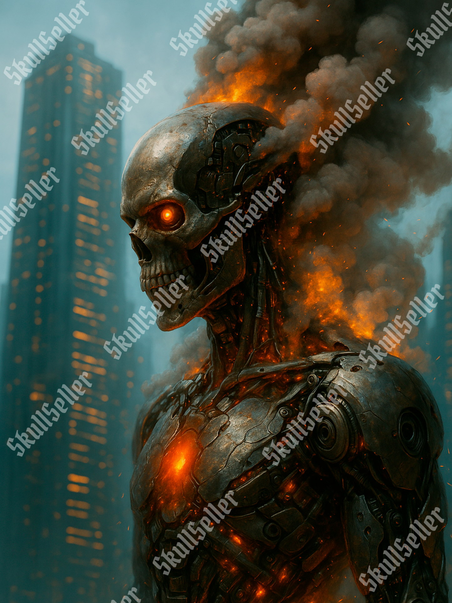 Affiche Métallique | Le Réveil des Machines
