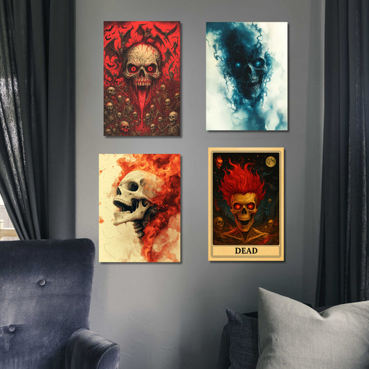 Affiche Métallique | Renaissance par les Flammes