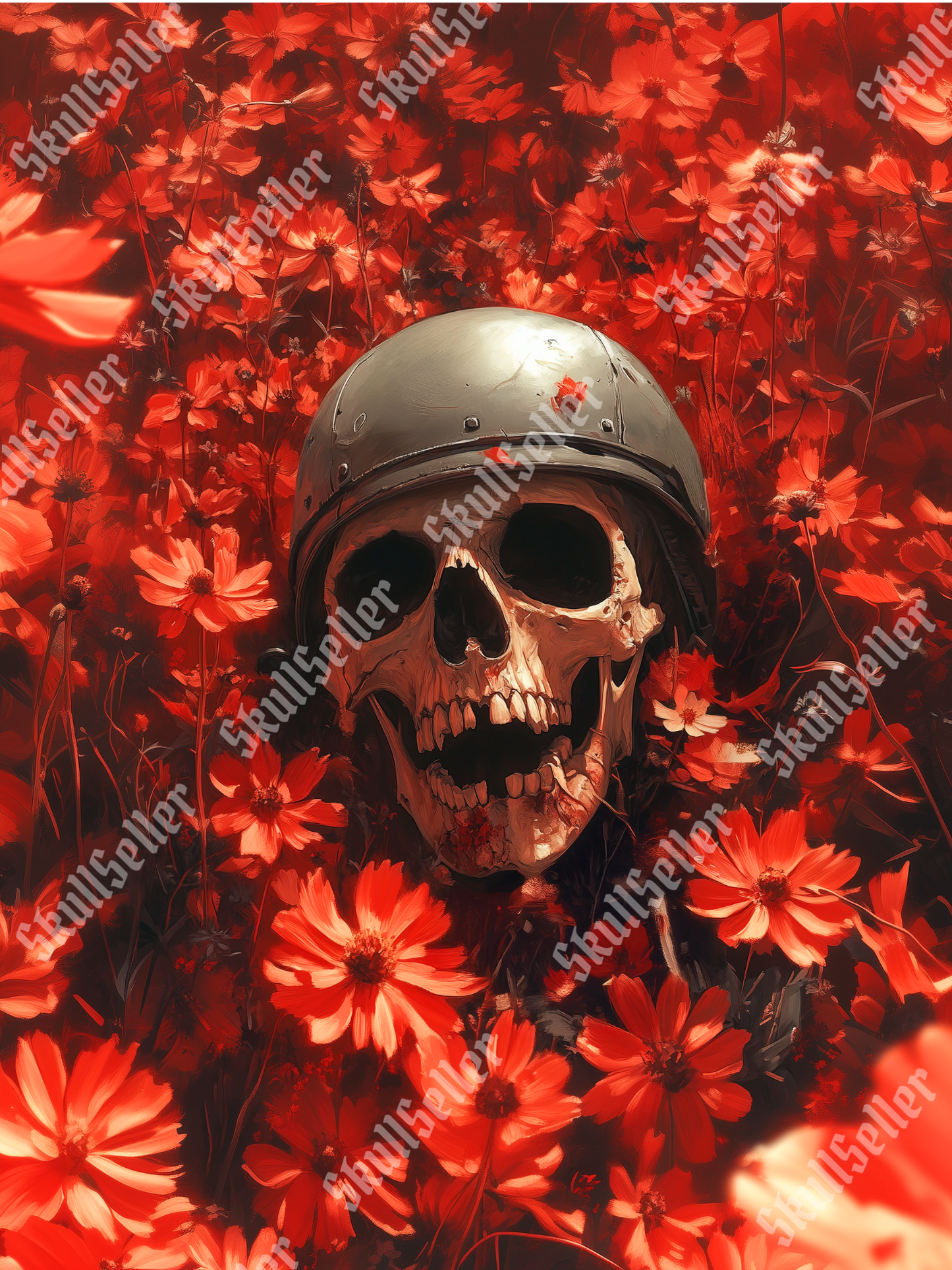 Affiche Métallique | Tombeau Fleuri