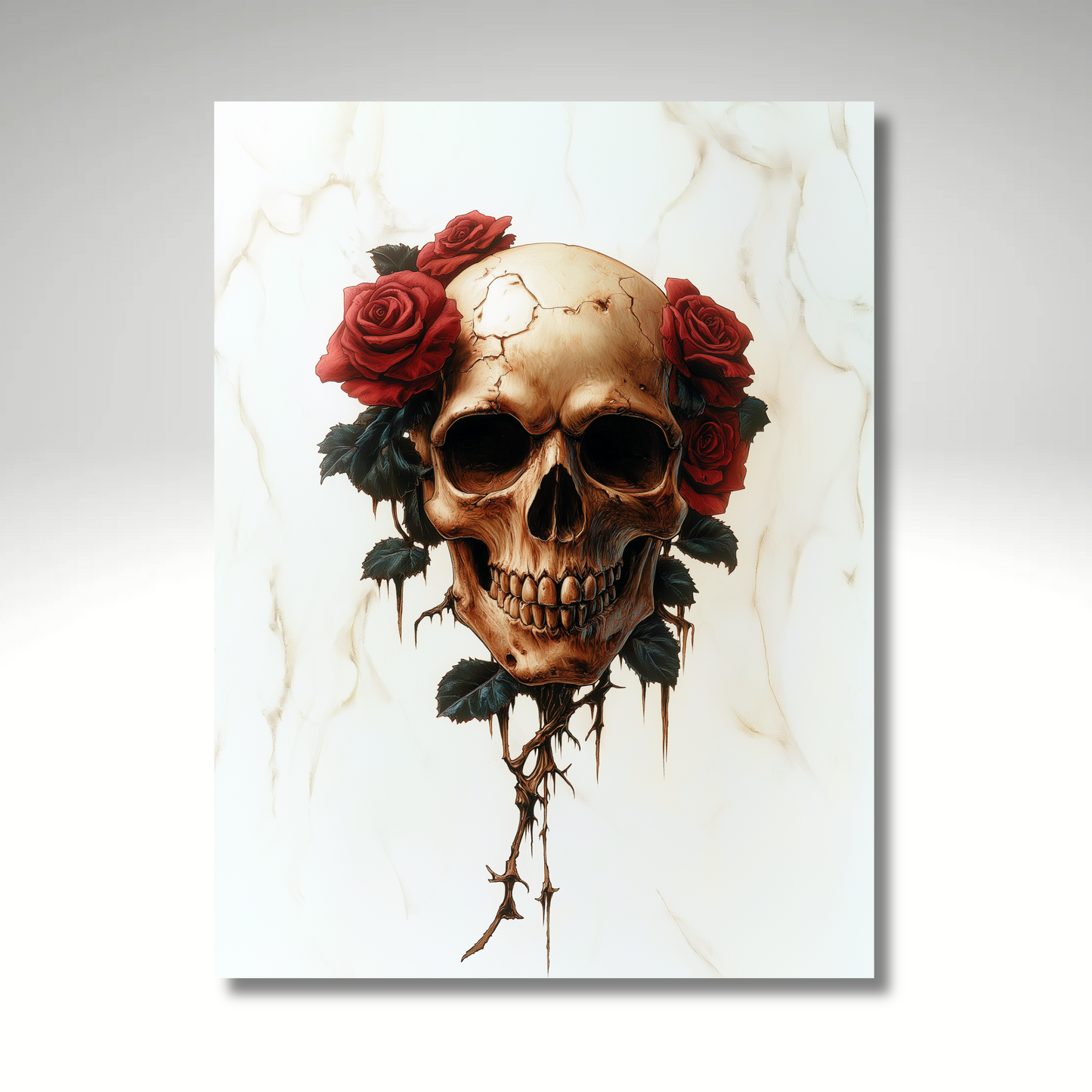 Affiche Métallique | Roses Éternelles