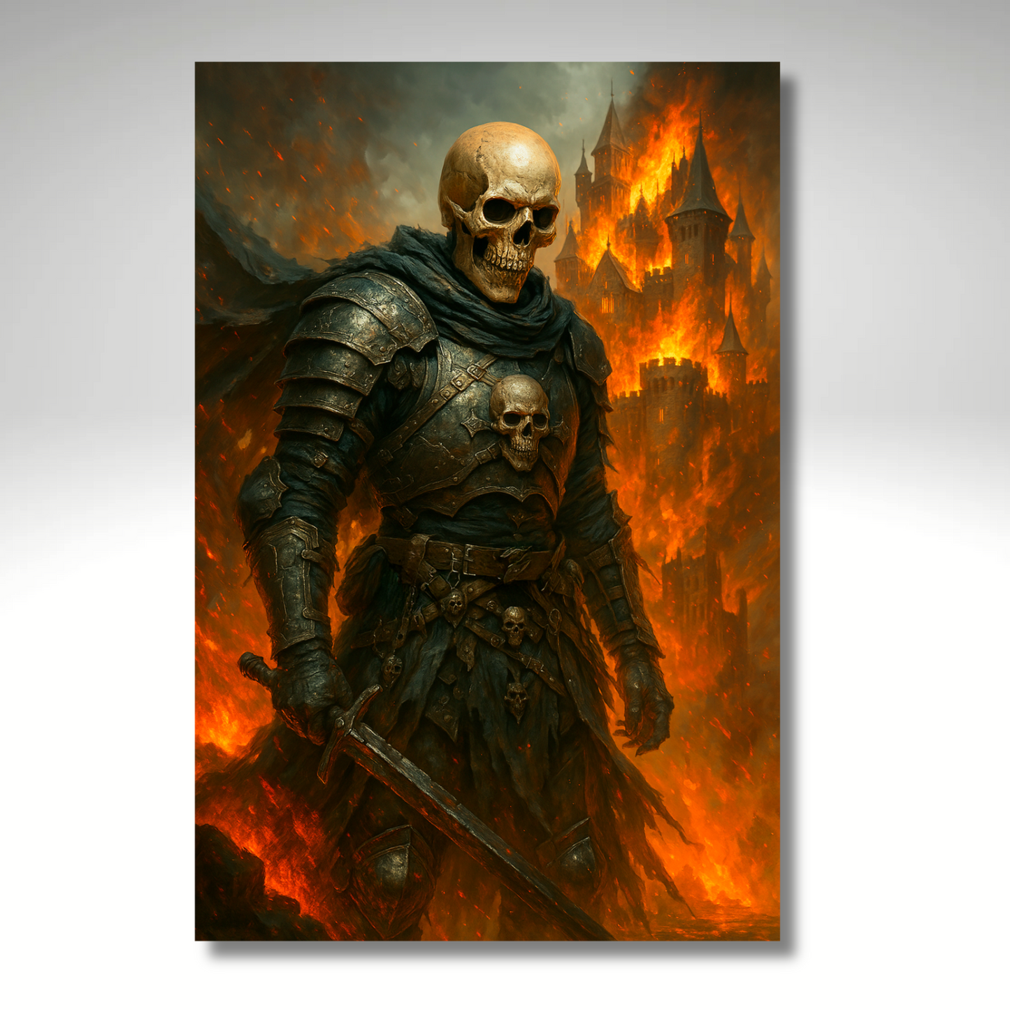 Affiche Métallique | Flammes et Rédemption