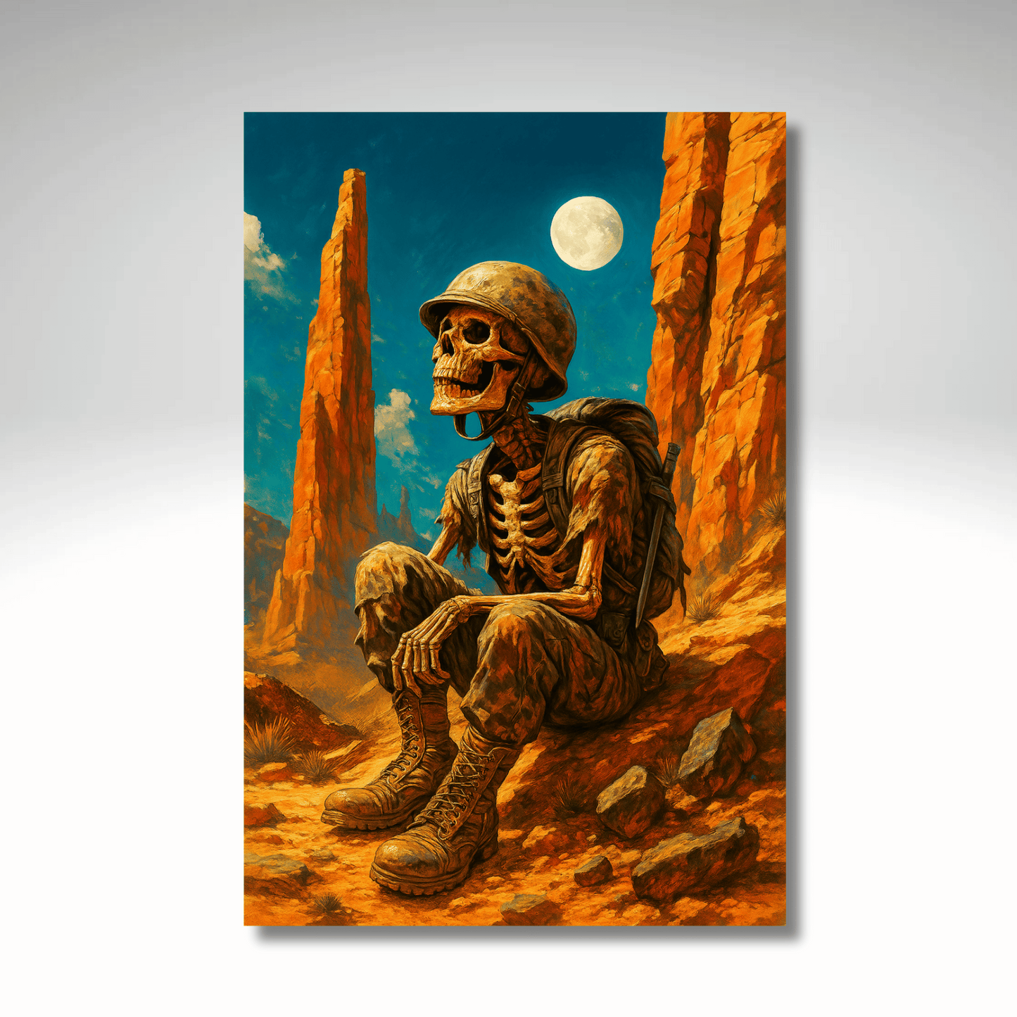 Affiche Métallique | Repos Inachevé