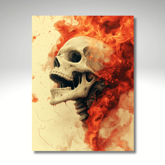 Affiche Métallique | Renaissance par les Flammes