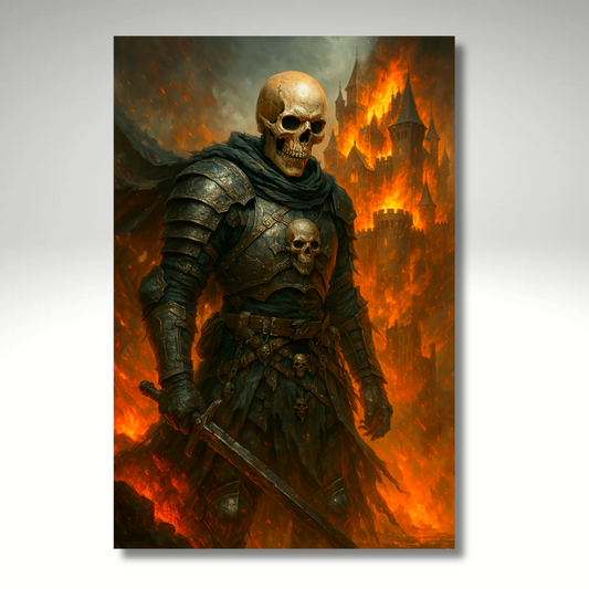 Affiche Métallique | Flammes et Rédemption