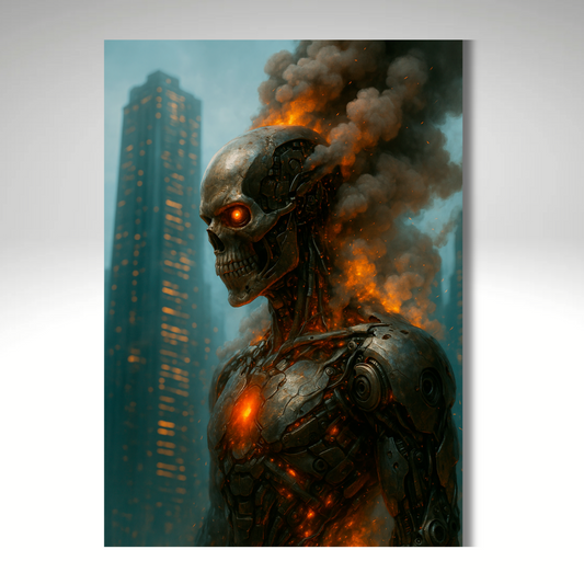 Affiche Métallique | Le Réveil des Machines